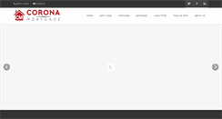Desktop Screenshot of coronamortgage.com